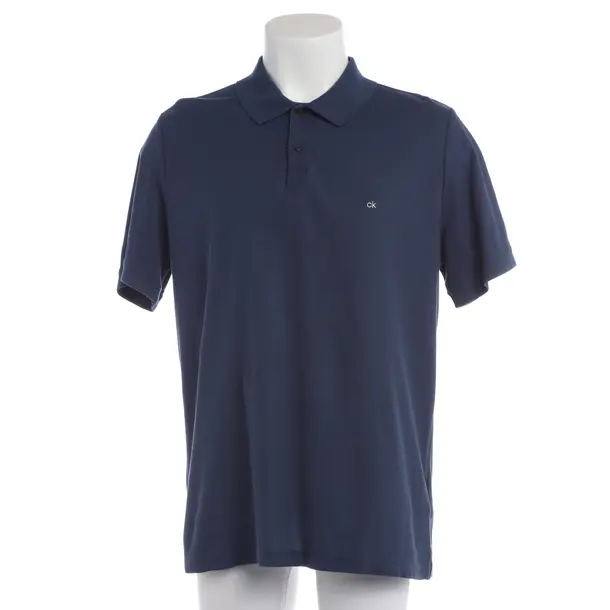 Polo Shirt in Blue, Cotton, Calvin Klein