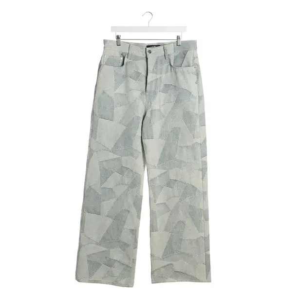 Jeans Straight Fit in Blau, Baumwolle, Amiri