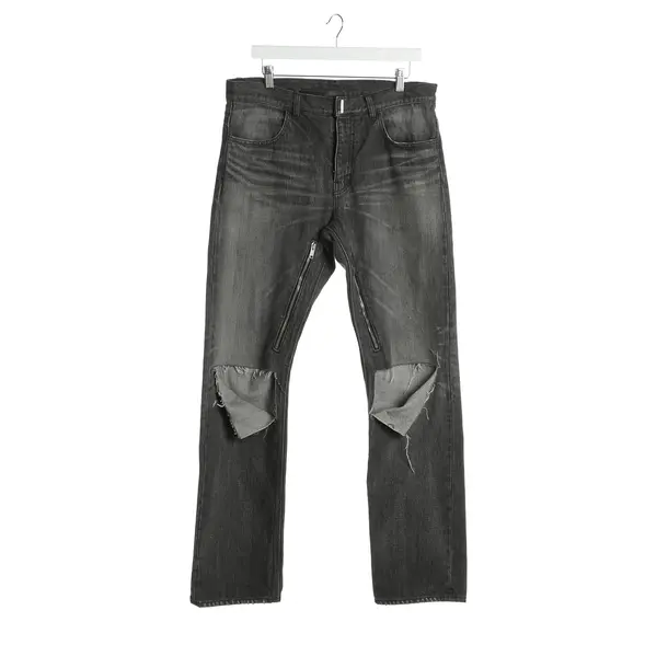Jeans Straight Fit in Grau, Baumwolle, Givenchy