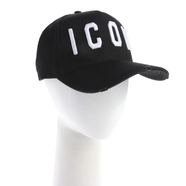 Cap, in Black, Cotton, Dsquared
