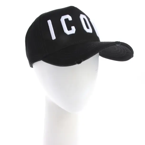 Cap, in Black, Cotton, Dsquared