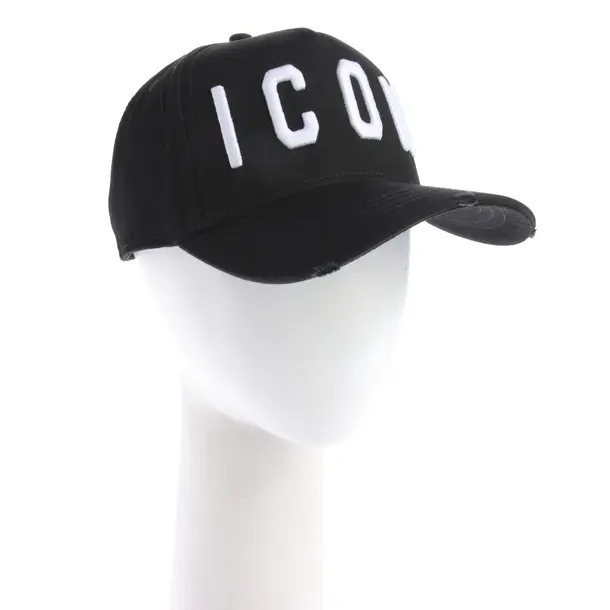 Cap, in Black, Cotton, Dsquared