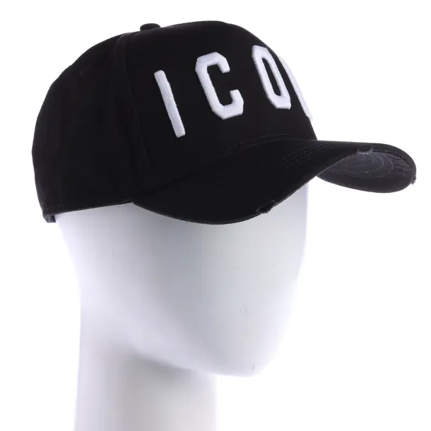 Cap, in Schwarz, Baumwolle, Dsquared