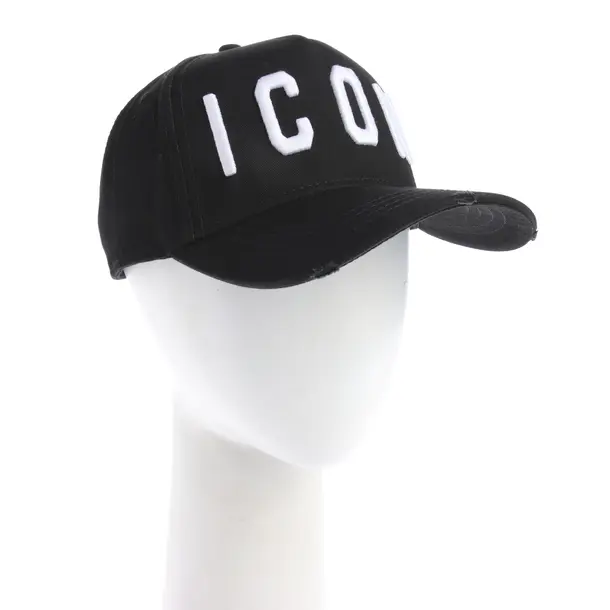 Cap, in Black, Cotton, Dsquared