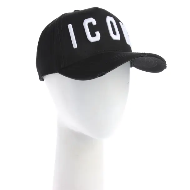 Cap, in Black, Cotton, Dsquared