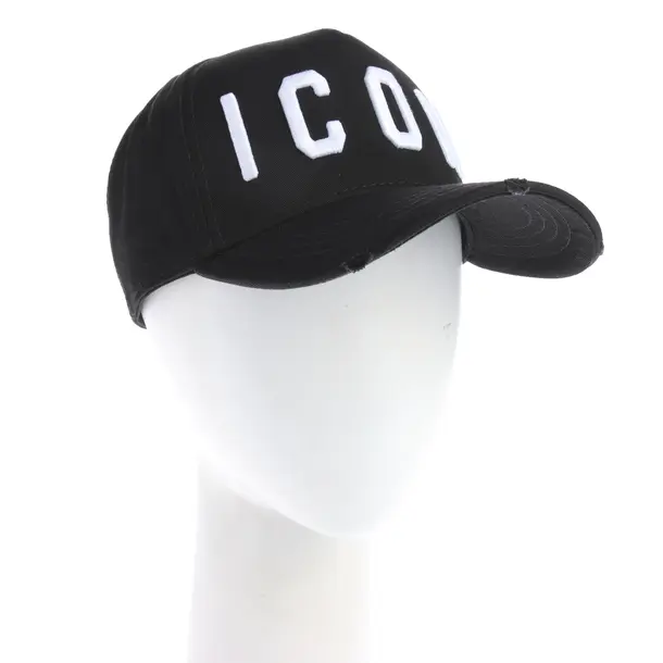 Cappello, in Nero, Cotone, Dsquared