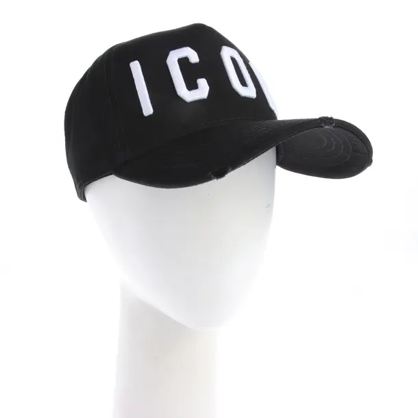 Cap, in Black, Cotton, Dsquared