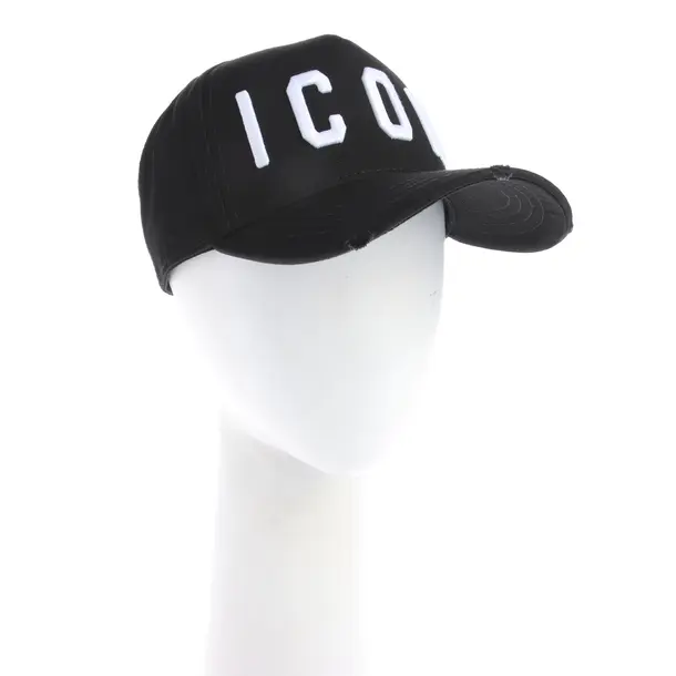 Cappello, in Nero, Cotone, Dsquared