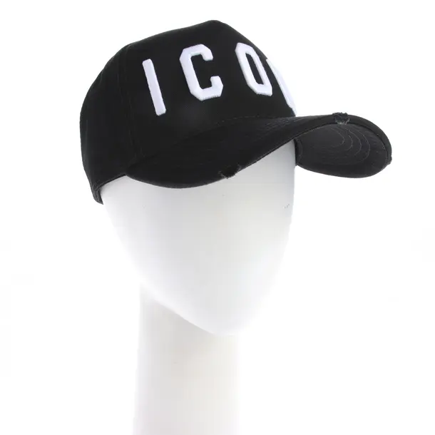 Cap, in Schwarz, Baumwolle, Dsquared
