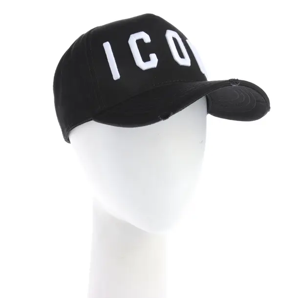Cap, in Schwarz, Baumwolle, Dsquared