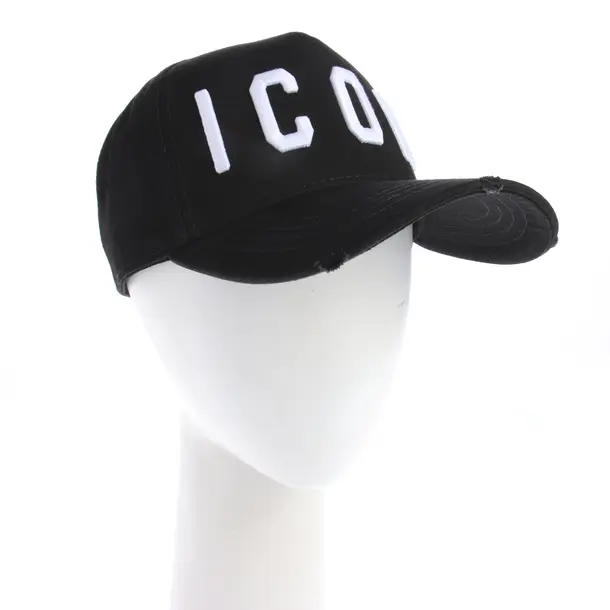 Cappello, in Nero, Cotone, Dsquared