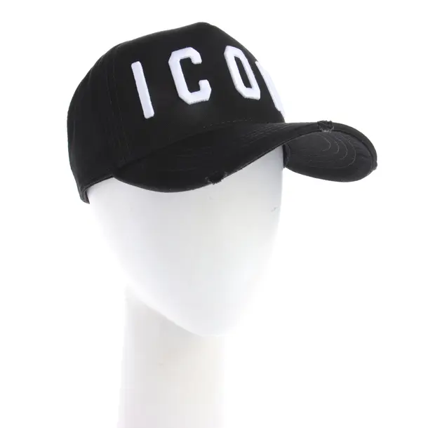 Cap, in Black, Cotton, Dsquared