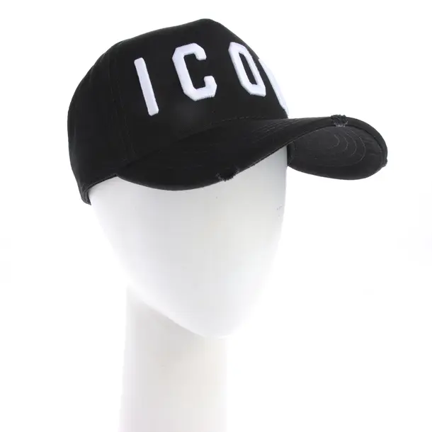 Cap, in Black, Cotton, Dsquared