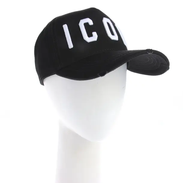 Cap, in Black, Cotton, Dsquared