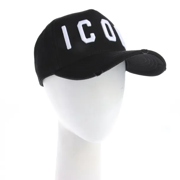 Cap, in Black, Cotton, Dsquared