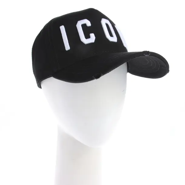 Cap, in Black, Cotton, Dsquared