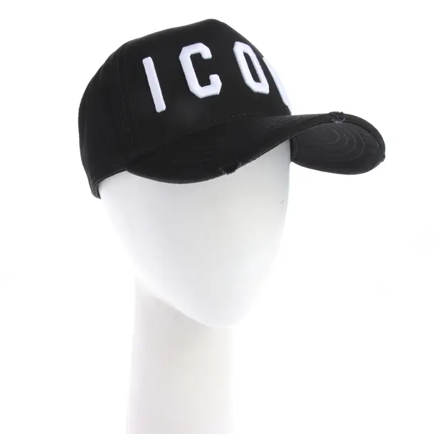 Cap, in Black, Cotton, Dsquared