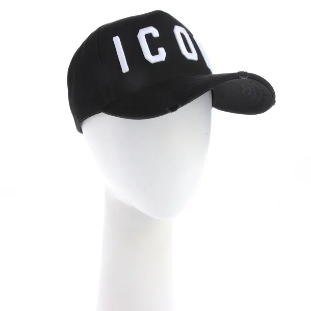 Cap, in Black, Cotton, Dsquared