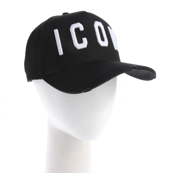 Cap, in Black, Cotton, Dsquared