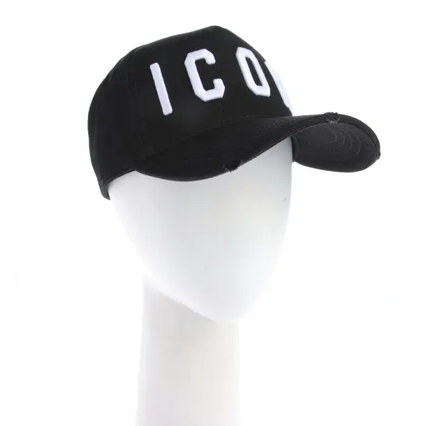 Cap, in Black, Cotton, Dsquared