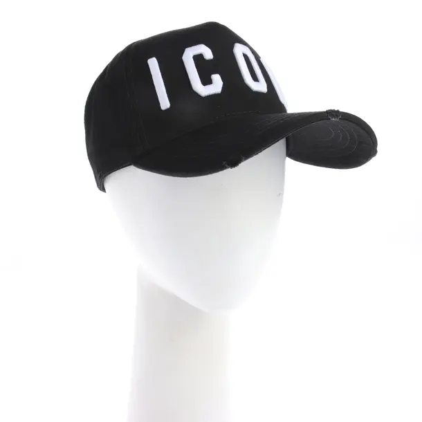 Cap, in Black, Cotton, Dsquared