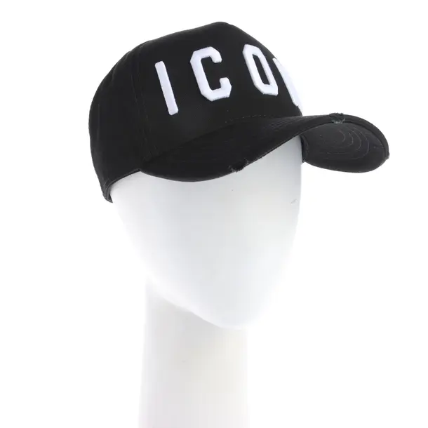 Cap, in Black, Cotton, Dsquared