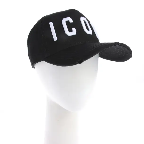 Cap, in Black, Cotton, Dsquared