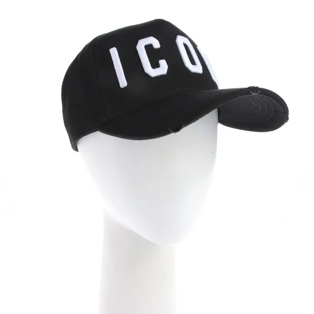 Cap, in Black, Cotton, Dsquared