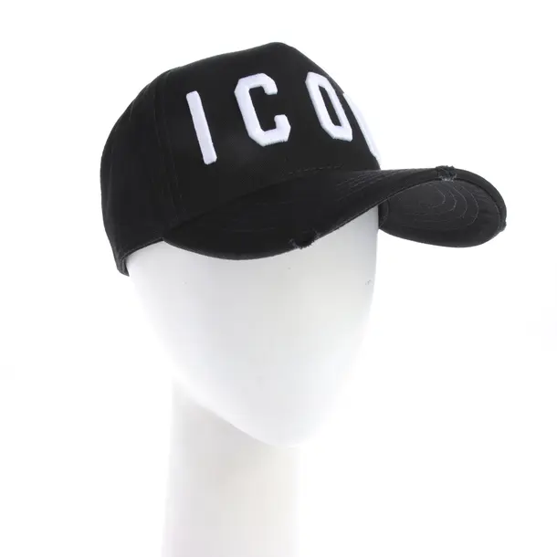 Cap, in Schwarz, Baumwolle, Dsquared