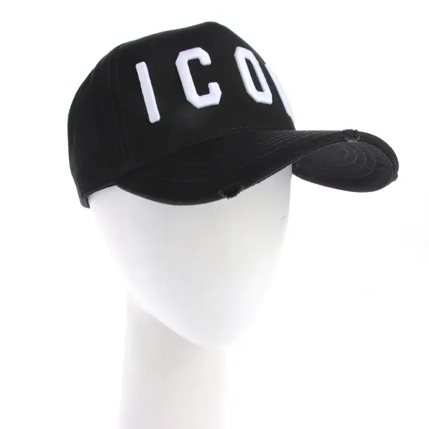 Cap, in Black, Cotton, Dsquared