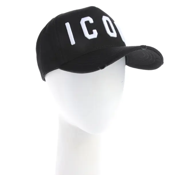 Cap, in Black, Cotton, Dsquared