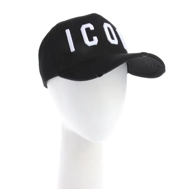 Cap, in Black, Cotton, Dsquared