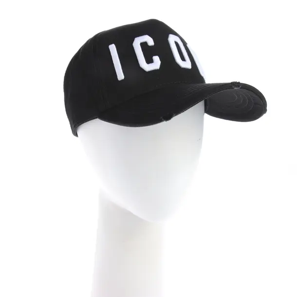 Cap, in Black, Cotton, Dsquared