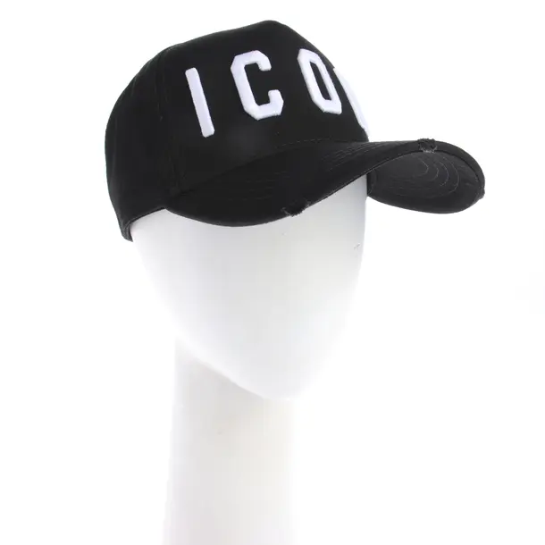 Cap, in Black, Cotton, Dsquared