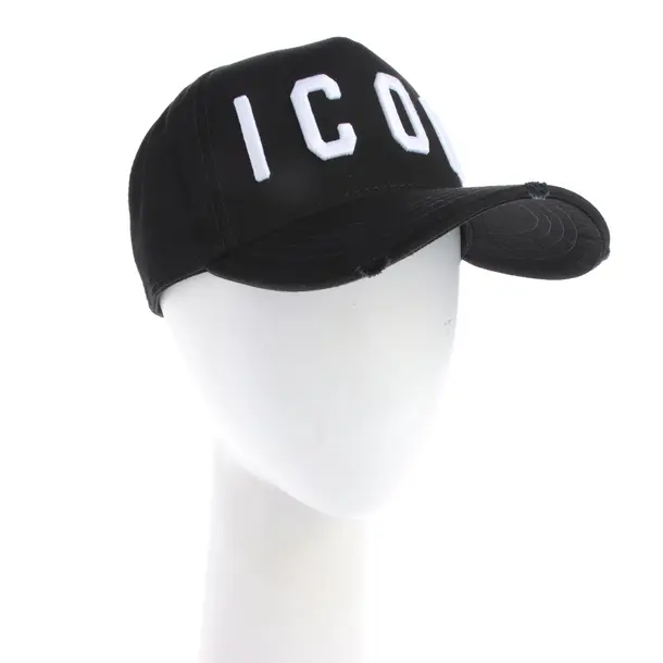 Cap, in Black, Cotton, Dsquared