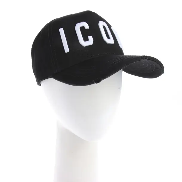 Cap, in Black, Cotton, Dsquared