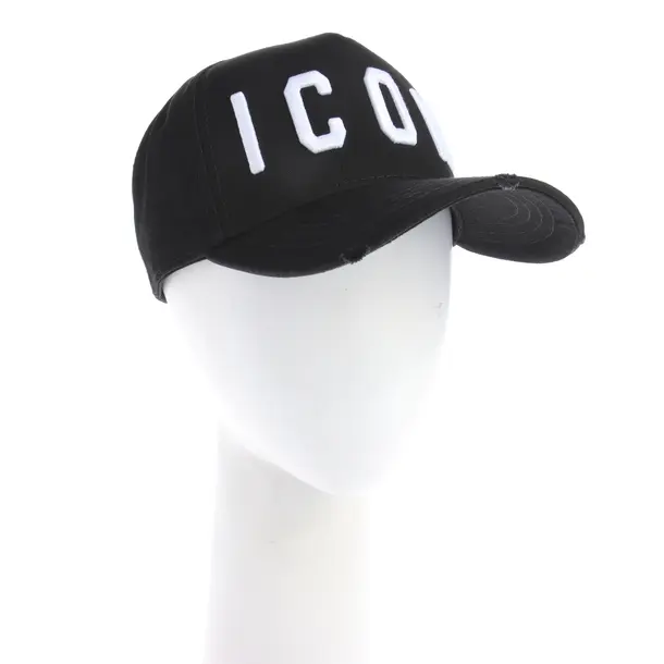 Cap, in Schwarz, Baumwolle, Dsquared