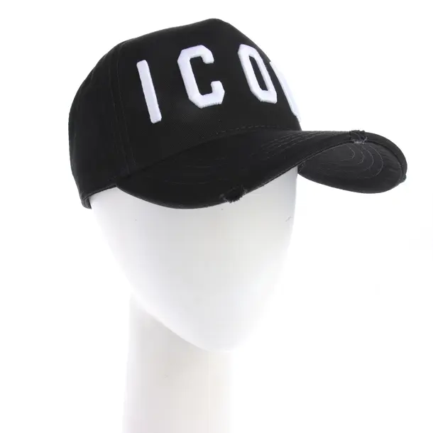 Cap, in Black, Cotton, Dsquared