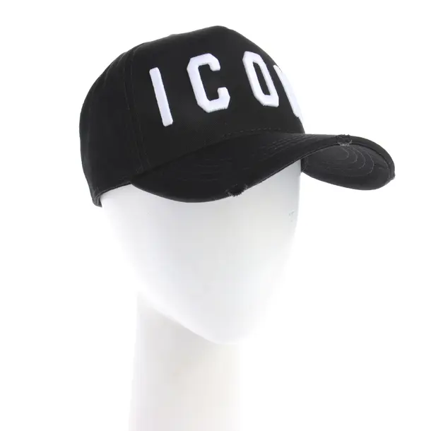 Cap in Black, Cotton, Dsquared