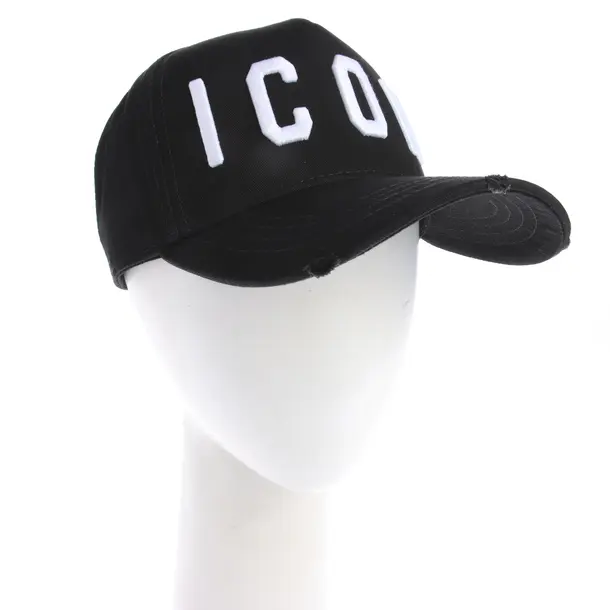 Cap, in Black, Cotton, Dsquared
