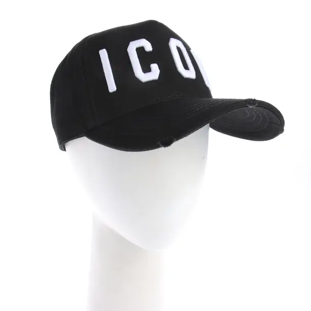 Cap, in Black, Cotton, Dsquared