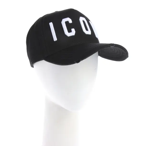 Cappello, in Nero, Cotone, Dsquared