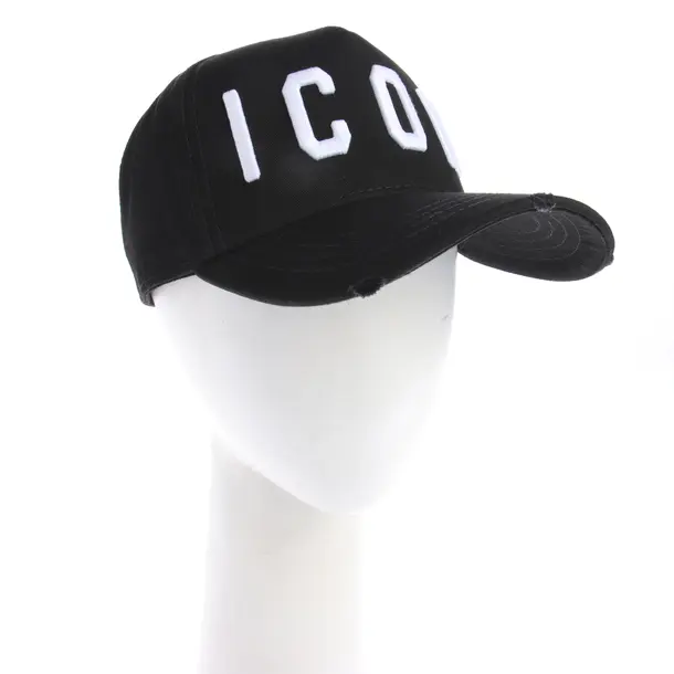 Cap, in Black, Cotton, Dsquared