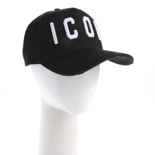 Cap, in Black, Cotton, Dsquared