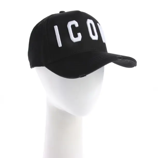 Cap, in Black, Cotton, Dsquared