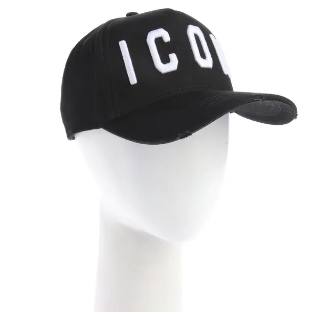 Cap, in Schwarz, Baumwolle, Dsquared