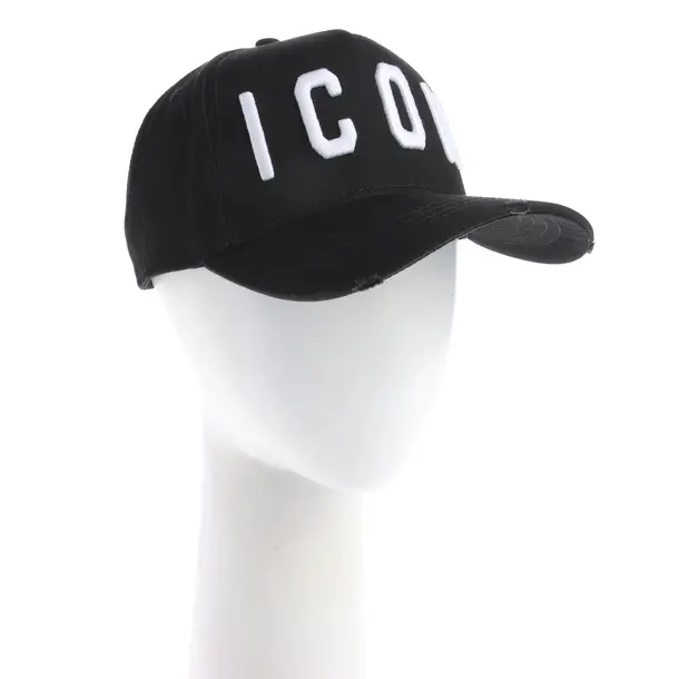 Cappello, in Nero, Cotone, Dsquared