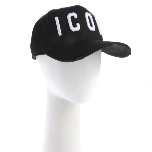 Cap, in Black, Cotton, Dsquared