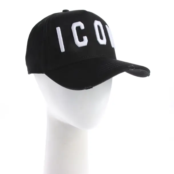 Cap, in Black, Cotton, Dsquared