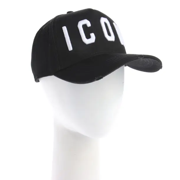 Cap, in Black, Cotton, Dsquared